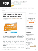 Fundo Transparente PNG - Como Deixar Imagem Sem Fundo