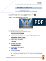 Ficha de Trabalho #4 - Scratch