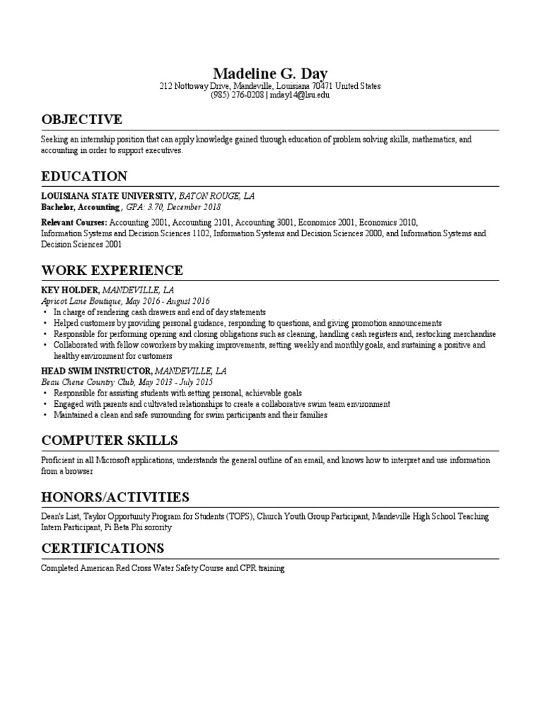 Resume 202 PDF