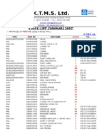 Ktms - 2007 Yanmar Stock List