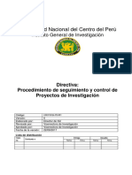 Directiva. Procedimiento de Seguimiento y Monitoreo(1)