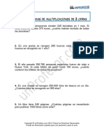 Ejercicio Problemas de Multiplicaciones de Tres Cifras 90 PDF