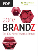 Download Millward Brown Optimor - BRANDZ Top 100 Brand Ranking Report by gholkr SN36187 doc pdf