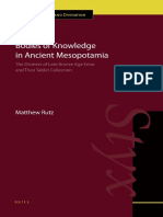 (Ancient Magic and Divination 9) Matthew Rutz-Bodies of Knowledge in Ancient Mesopotamia - The Diviners of Late Bronze Age Emar and Their Tablet Collection-Brill Academic Publishers (2013)