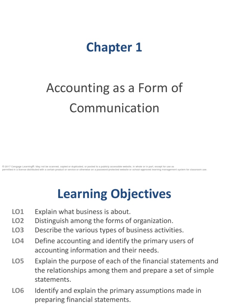 Financial Accounting - Chapter 1 | PDF | Retained Earnings | Equity ...