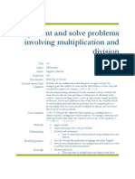 Represent and Solve Problems Involving Multiplication and Division