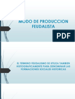 Modo de Produccion Feudalista