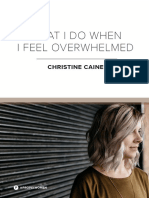 What I Do When I Feel Overwhelmed: Christine Caine