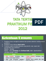 Tata Tertib Praktikum Fisika