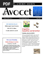 Download June 2010 Avocet Newsletter Tampa Audubon Society by Tampa Audubon Society SN36188305 doc pdf