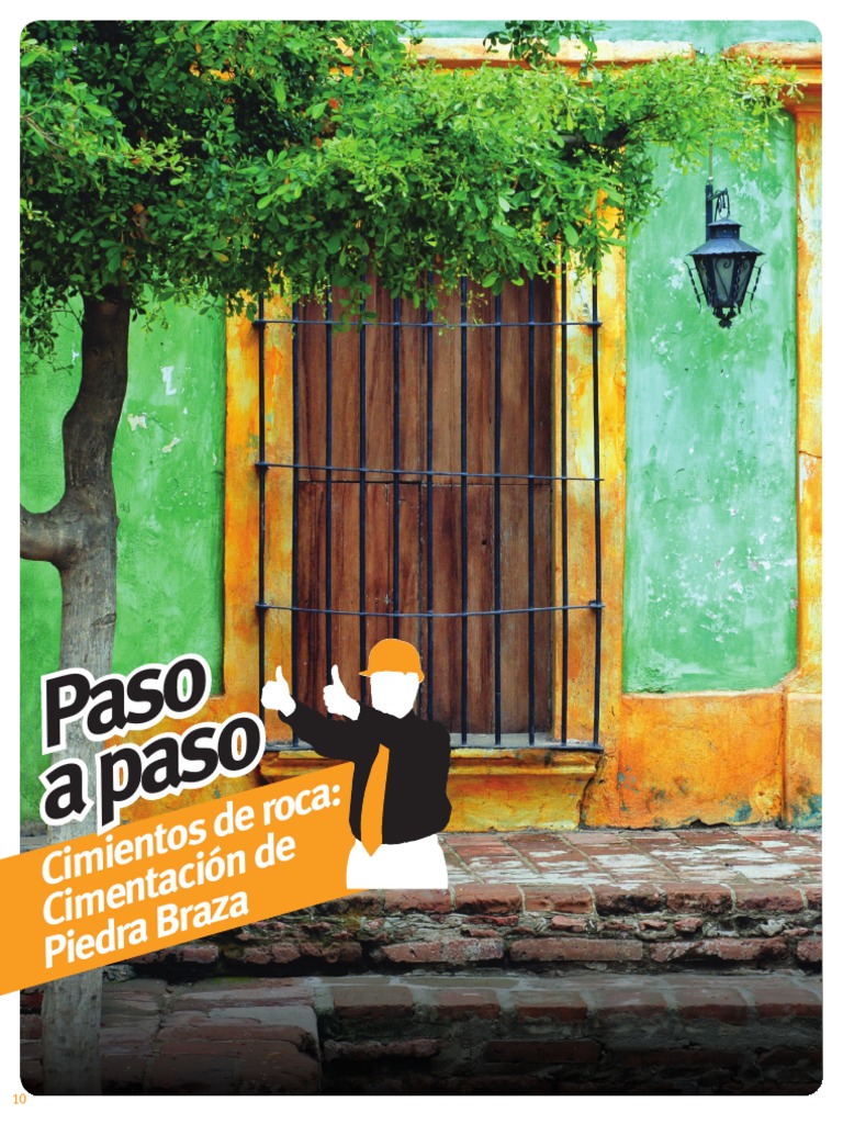 Cimentación con Piedra Braza: Guía Práctica | PDF | Fundación ...