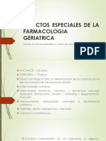 Aspectos Especiales de La Farmacologia Geriatrica