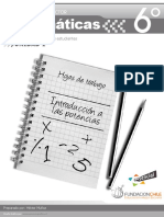 6º Unidad 1 Introduccion A Las Potencias (A) PDF