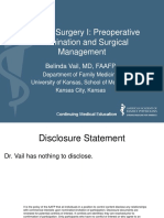 Preoperative Assessment