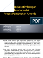 Proses Pembuatan Amonia Berdasarkan Reaksi Kesetimbangan