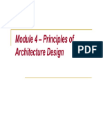 Module 4 Principles of Architecture Design