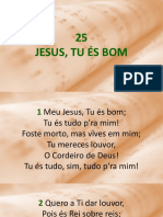 HC 25 - Jesus, Tu És Bom