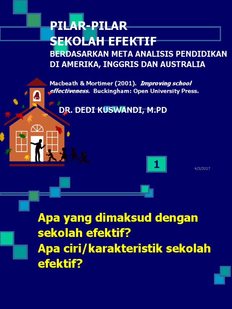 Pilar Sekolah Efektif di Indonesia | PDF | Kesehatan Holistik