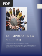 La Empresa en La Sociedad 