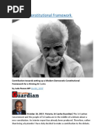 Sri Lanka Constitutional Framework