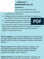 CAPÍTULO v. de Funcionamiento de CTE