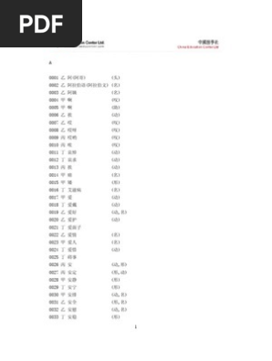 Hsk Vocabulary List Pdf
