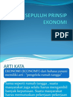 Sepuluh Prinsip Ekonomi