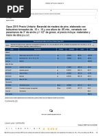 Análisis de Precios Unitarios A