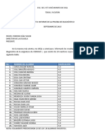 Informe de Prueba de Dignóstico