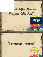 Membuat Daftar Akun dan Pengisian Saldo Awal