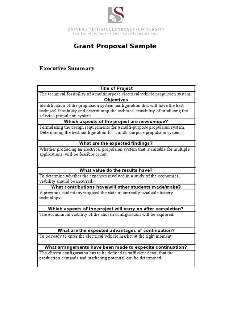 Feasible research proposal image