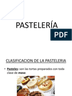 Masas en Pasteleria