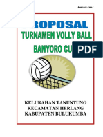 PROPOSAL Turnamen Volly Ball Bayoro Cup I