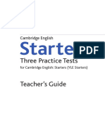 Collins Practice Tests For YLE Starters Teacher S Guide