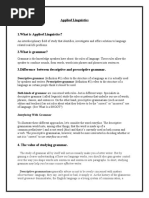 Download Applied Linguisticsdocx-short Questions and Answers by Saneka  Setram SN36192516 doc pdf