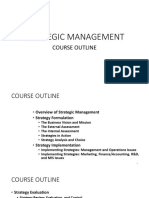 Strategic Management Course Outline