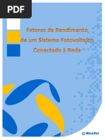 Fatores de Rendimento de SFCR