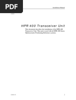 Manual - HPR 400 Instruction Manual