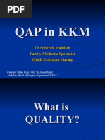 QAP in KKM