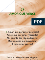 27 - Amor Que Vence - PPSX