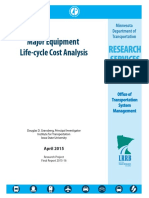 Major Equipment Life Cycle Cost Ana;Ysis