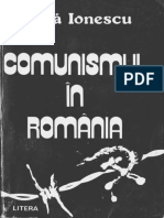 Ghita Ionescu Comunismul in Romania carte completa 