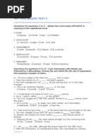 Mba-Mock Cat Test5