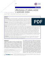 Costs and Cost-Effectiveness of Malaria Control Interventions - A Systematic Review