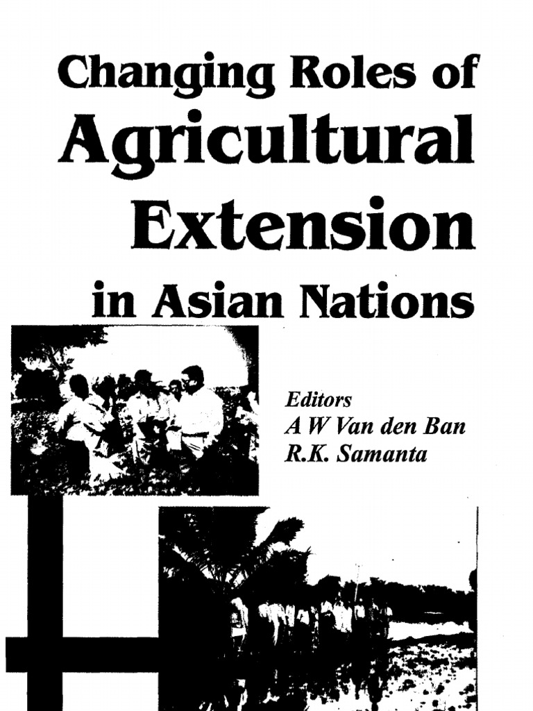 Changing Roles of Agricultural Extension in Asia Nations | PDF ...