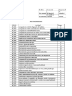 Plan de Mantenimiento