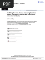 Modeling Terrorist Attacks Assessing Statistical Models to Evaluate Domestic and Ideologically International Attacks