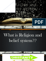 Religion and Belief System, Animism