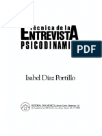 Técnica de La Entrevista Psicodinámica (1994) - Isabel Díaz Portillo