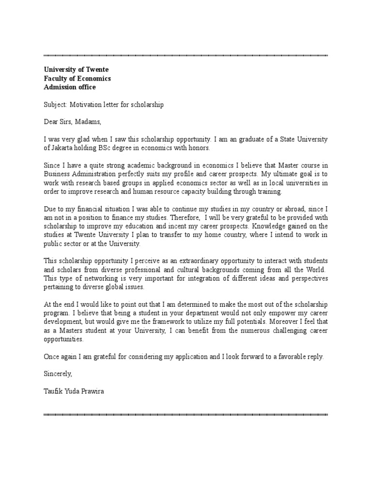 management letter tourism motivation Motivation  Letter Tourism  Peserta University